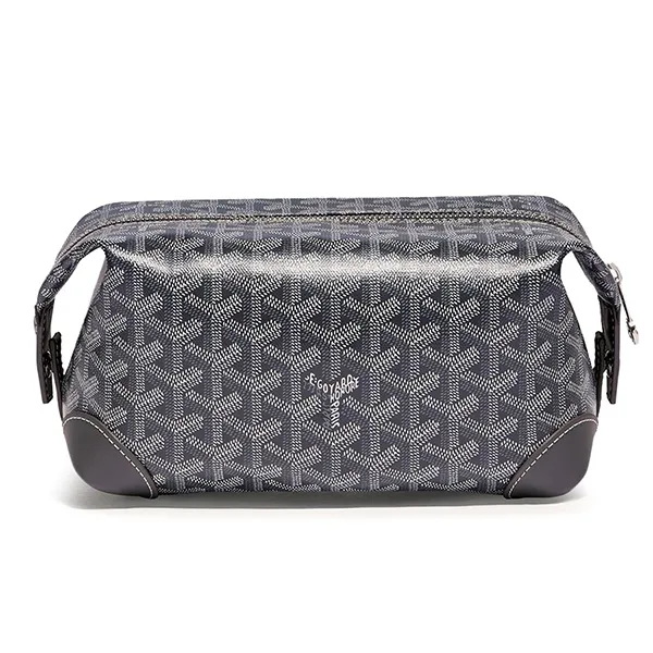 Túi Cầm Tay Goyard Bowling 25 Toiletry BOWLIN025TY51CL51P Màu Xám - Túi xách - Vua Hàng Hiệu