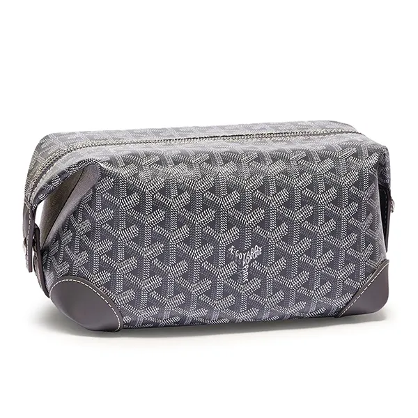 Túi Cầm Tay Goyard Bowling 25 Toiletry BOWLIN025TY51CL51P Màu Xám - Túi xách - Vua Hàng Hiệu