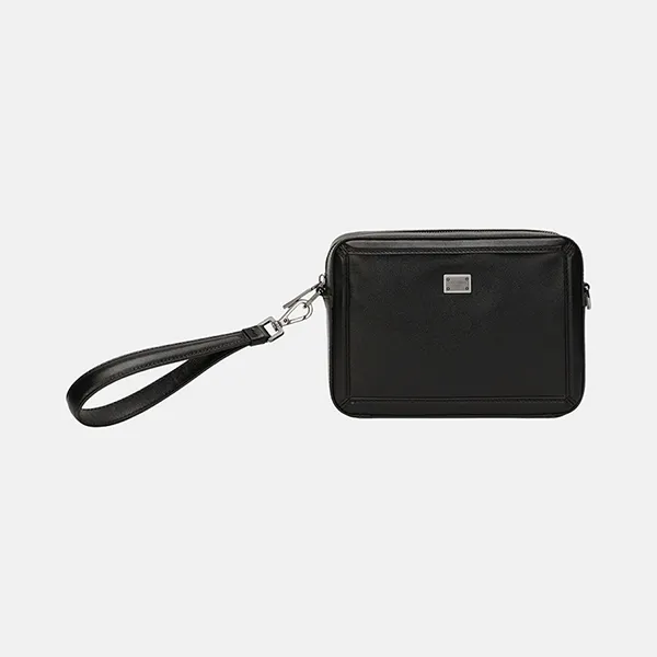 Túi Cầm Tay Nam Clutch Dolce & Gabbana D&G Tag Sport BP3320/AV95680999 Màu Đen - Túi xách - Vua Hàng Hiệu