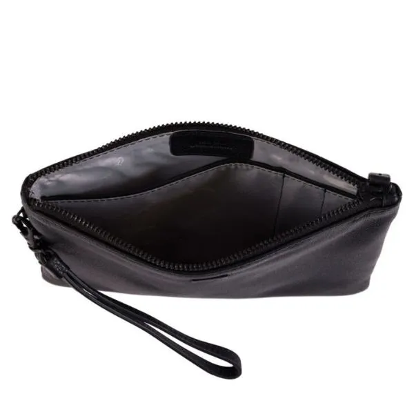 Túi Cầm Tay Nam Gianni Conti Clutch 1815070-28-Dark Brown Màu Nâu Đen - Túi xách - Vua Hàng Hiệu