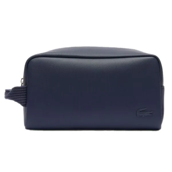 Túi Cầm Tay Nam Lacoste Men's Classic Canvas Toiletry Bag NH4426HC 021 Màu Xanh Đen