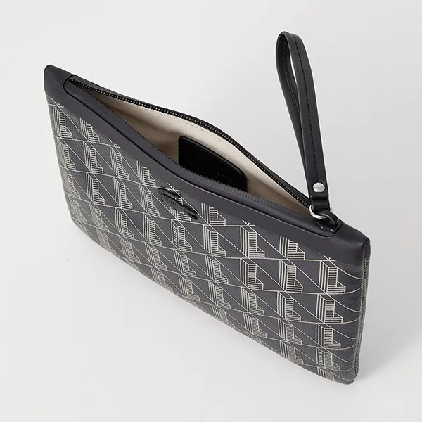 Túi Cầm Tay Unisex Lacoste Clutch NF4728E Màu Đen