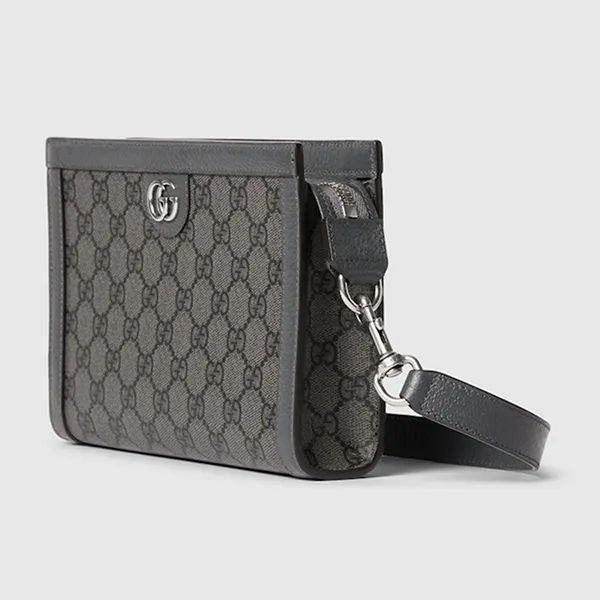 Túi Đeo Chéo Nam Gucci Ophidia Super Mini Bag Grey 795467-UULBN-1244 Màu Xám - Túi xách - Vua Hàng Hiệu