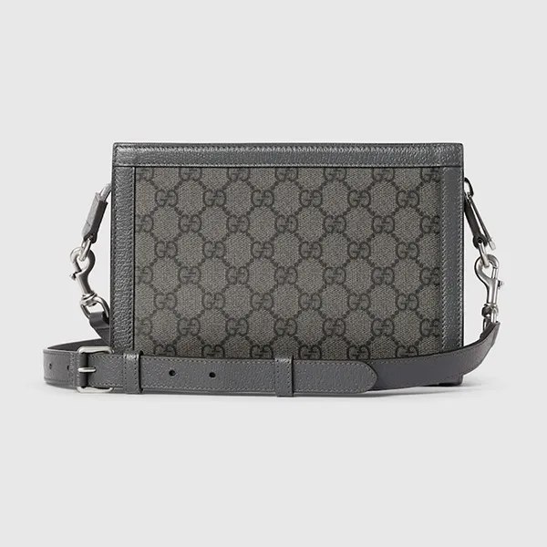 Túi Đeo Chéo Nam Gucci Ophidia Super Mini Bag Grey 795467-UULBN-1244 Màu Xám - Túi xách - Vua Hàng Hiệu
