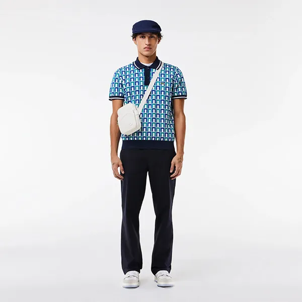 Túi Đeo Chéo Nam Lacoste Angy Crossbody Bag NH4563 A56 Màu Kem