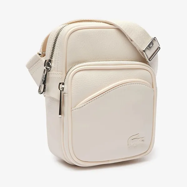 Túi Đeo Chéo Nam Lacoste Angy Crossbody Bag NH4563 A56 Màu Kem