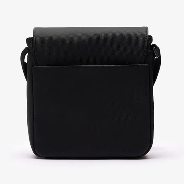 Túi Đeo Chéo Nam Lacoste Classic Flap Close Shoulder Bag NH4423 - BLK Màu Đen