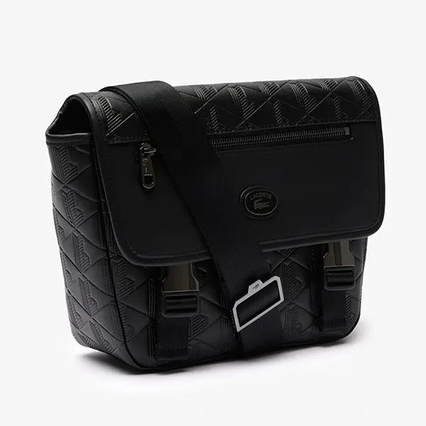 Túi Đeo Chéo Nam Lacoste Nomogramme Small Crossbody Bag NH4655MR 000 Màu Đen - Túi xách - Vua Hàng Hiệu