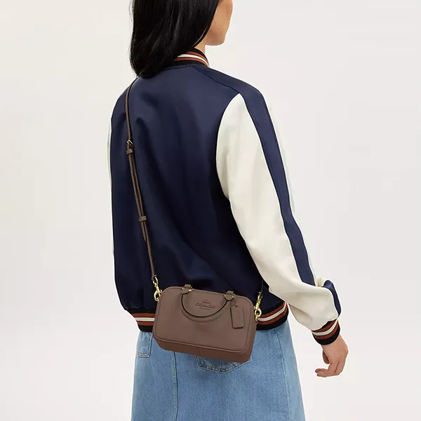 Túi Đeo Chéo Nữ Coach Satchel Crossbody CT776 Màu Nâu - Túi xách - Vua Hàng Hiệu