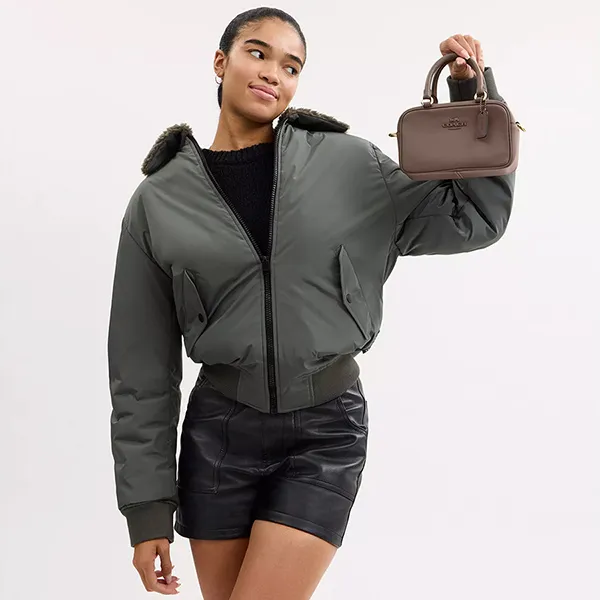 Túi Đeo Chéo Nữ Coach Satchel Crossbody CT776 Màu Nâu - Túi xách - Vua Hàng Hiệu