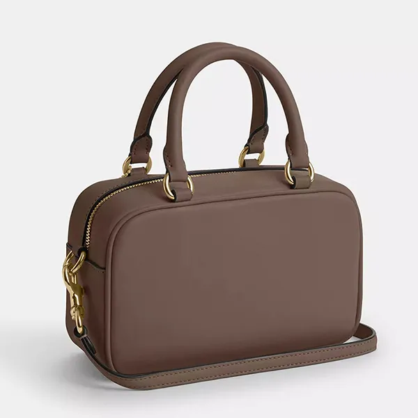 Túi Đeo Chéo Nữ Coach Satchel Crossbody CT776 Màu Nâu - Túi xách - Vua Hàng Hiệu