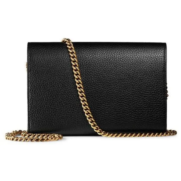 Túi Đeo Chéo Nữ Gucci GG Marmont Matelassé Mini Bag Màu Đen