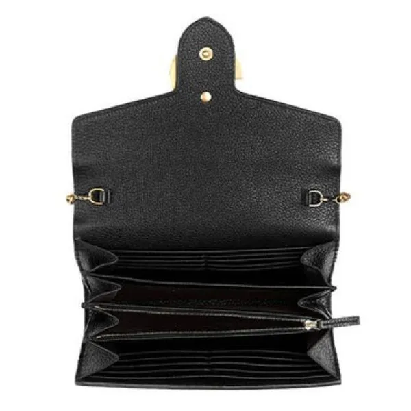 Túi Đeo Chéo Nữ Gucci GG Marmont Matelassé Mini Bag Màu Đen
