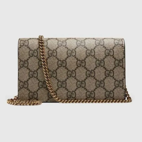 Túi Đeo Chéo Nữ Gucci GG Supreme Mini Bag With Cherries 481291 K9GXT 8694 Màu Be - Túi xách - Vua Hàng Hiệu