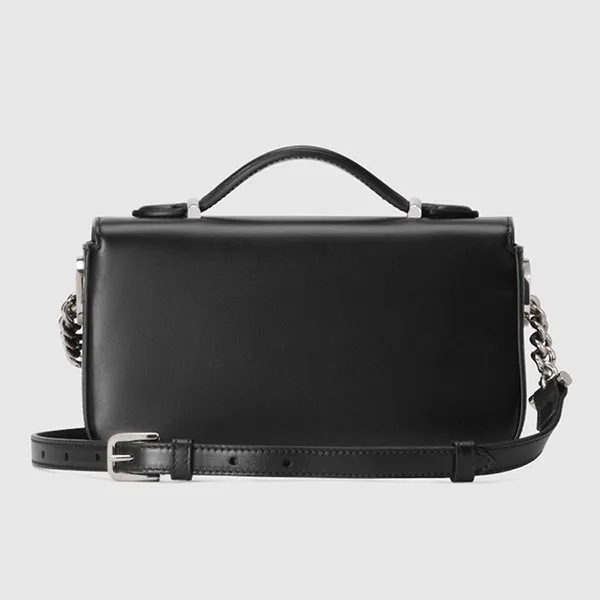 Túi Đeo Chéo Nữ Gucci Petite GG Mini Shoulder Bag Màu Đen
