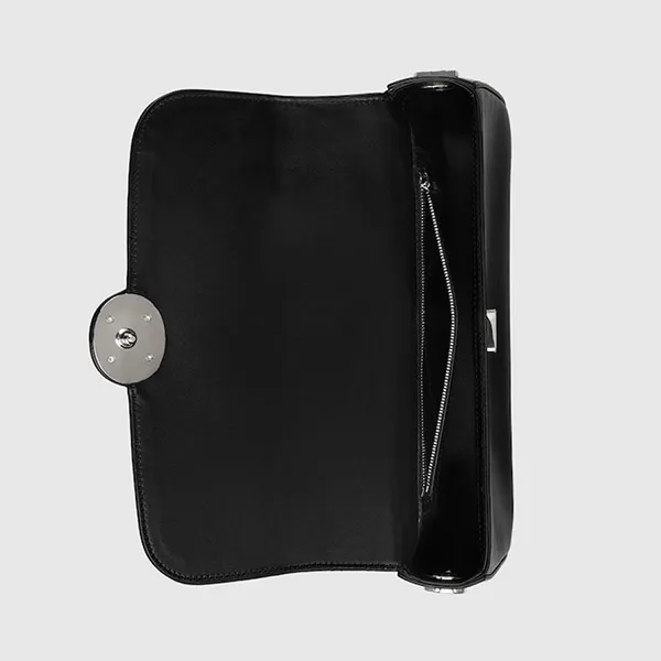 Túi Đeo Chéo Nữ Gucci Petite GG Small Shoulder Bag Màu Đen