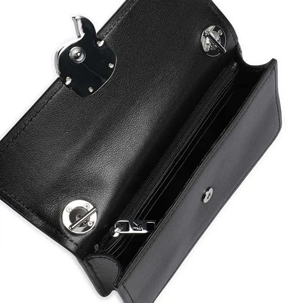 Túi Đeo Chéo Nữ Karl Lagerfeld Logo KL24001002 Black Màu Đen
