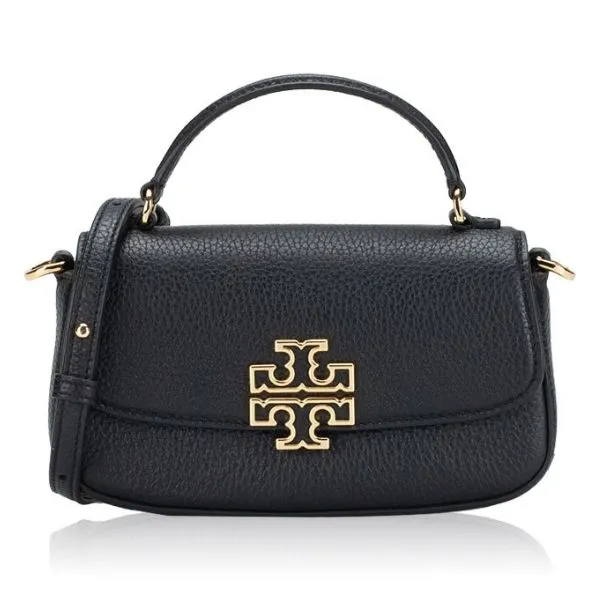 Túi Đeo Chéo Nữ Tory Burch Bag Cross Britain Mini Top Handle 149645 Màu Đen - Túi xách - Vua Hàng Hiệu