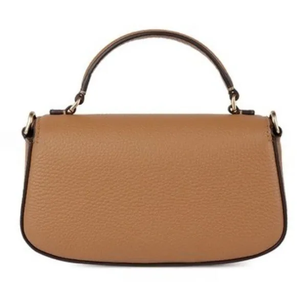 Túi Đeo Chéo Nữ Tory Burch Bag Cross Britain Mini Top Handle 149645 Màu Nâu - Túi xách - Vua Hàng Hiệu