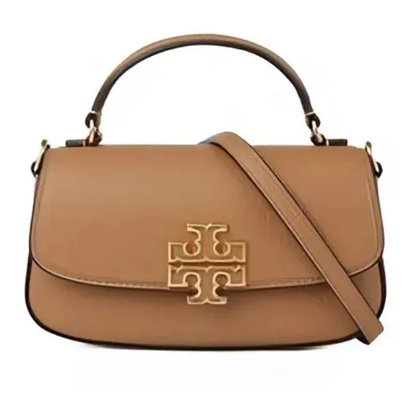 Túi Đeo Chéo Nữ Tory Burch Bag Cross Britain Mini Top Handle 149645 Màu Nâu - Túi xách - Vua Hàng Hiệu