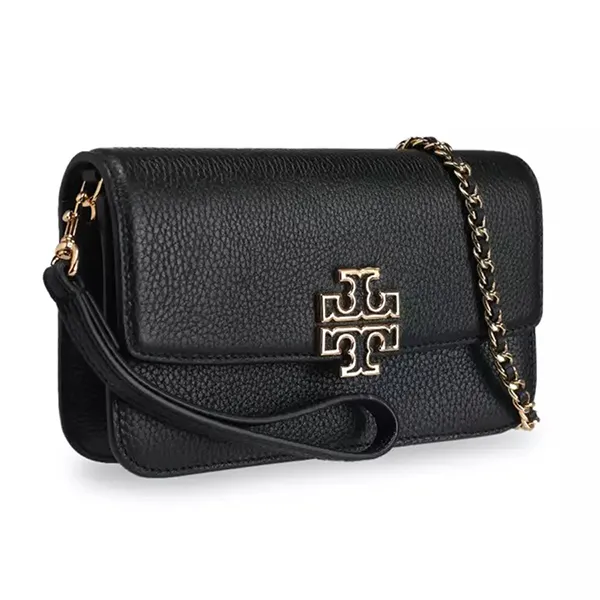Túi Đeo Chéo Nữ Tory Burch Britten Chain Màu Đen