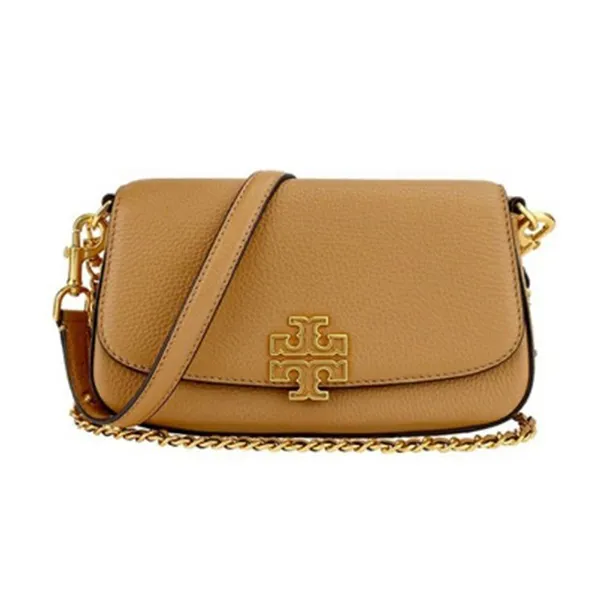 Túi Đeo Chéo Nữ Tory Burch Britten Convertible Crossbody Tiramisu 138772 Màu Nâu