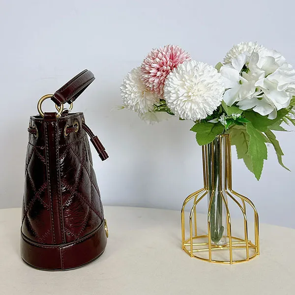Túi Đeo Chéo Nữ Tory Burch Plain Leather Crossbody Bag 152044 Màu Đỏ Thẫm - Túi xách - Vua Hàng Hiệu