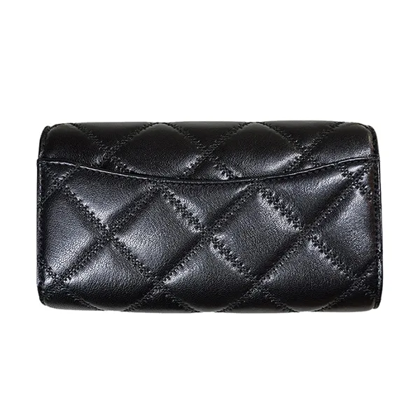 Túi Đeo Chéo Nữ Tory Burch Willa Quilted Leather Chain Wallet Crossbody Clutch Bag 150076 Black Màu Đen - Túi xách - Vua Hàng Hiệu