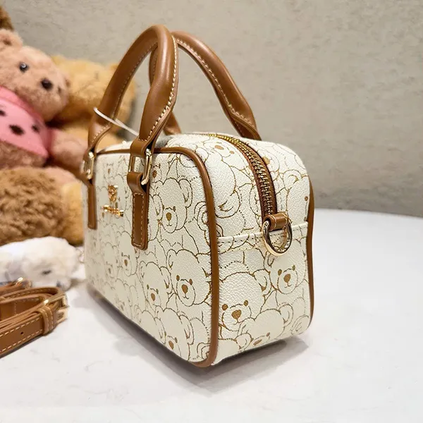 Túi Đeo Chéo Nữ TTWN BEAR & GUOO BEAR GU1154 Be Gấu Bông