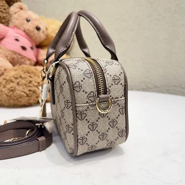 Túi Đeo Chéo Nữ TTWN BEAR & GUOO BEAR GU1154 Lưới Xám