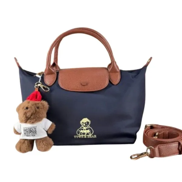 Túi Đeo Chéo Nữ TTWN BEAR &GUOO TN3541 Màu Xanh Navy - Nâu Size M