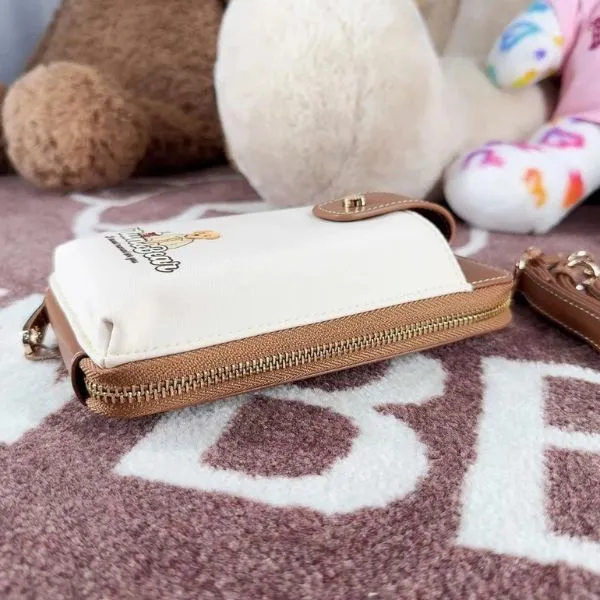 Túi Đeo Chéo Nữ TTWN BEAR &GUOO TT2523 Màu Be Nâu