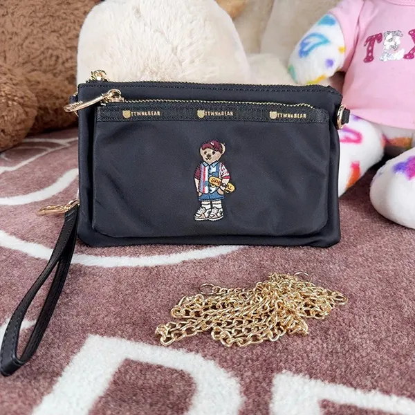 Túi Đeo Chéo Nữ TTWN BEAR Phone Bag TT2520 Màu Đen