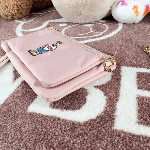Túi Đeo Chéo Nữ TTWN BEAR Phone Bag TT2520 Màu Hồng