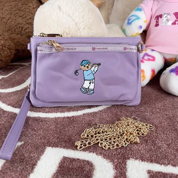 Túi Đeo Chéo Nữ TTWN BEAR Phone Bag TT2520 Màu Tím