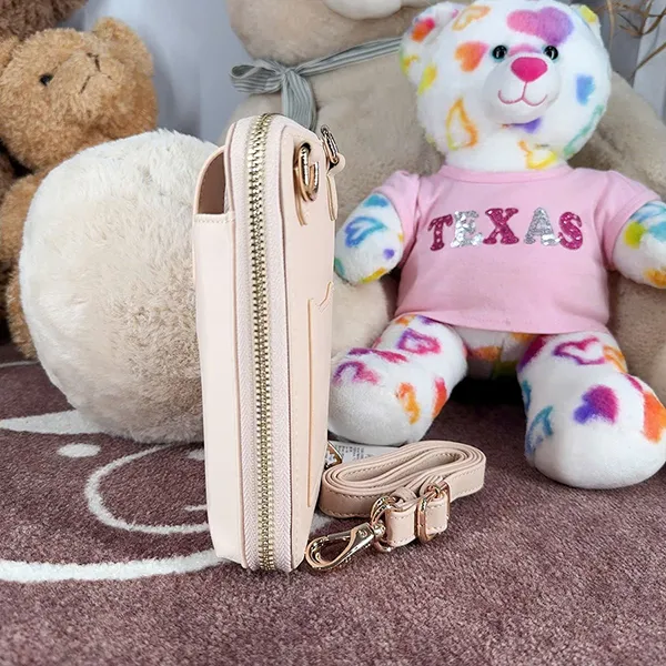 Túi Đeo Chéo Nữ TTWN BEAR TT2523 Phonebag Màu Hồng Nhạt
