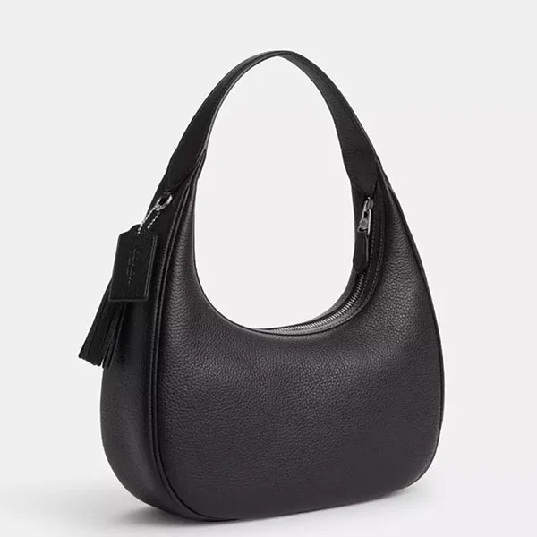 Túi Đeo Vai Nữ Coach Carmen Shoulder Bag In Signature Jacquard CV001 Màu Đen