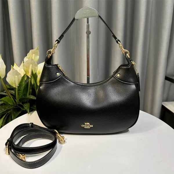 Túi Đeo Vai Nữ Coach Mara Hobo Comparable Value Shoulder Bag C1790 Màu Đen