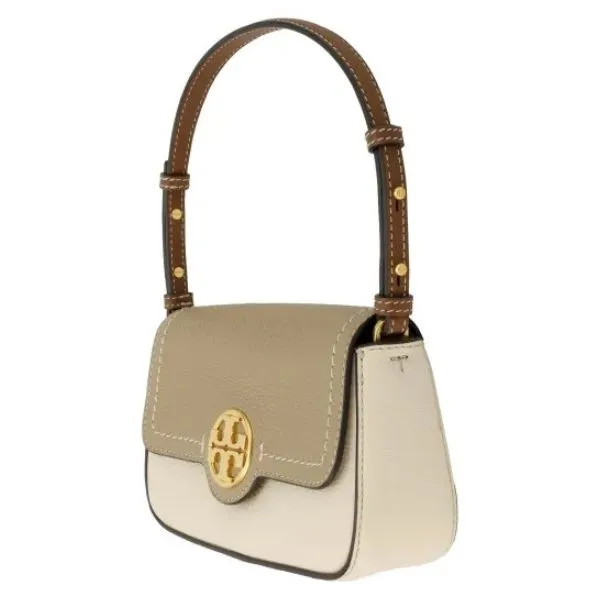 Túi Đeo Vai Nữ Tory Burch Leather Shoulder Bag Handbag Shoulder Bag 144026 Màu Be