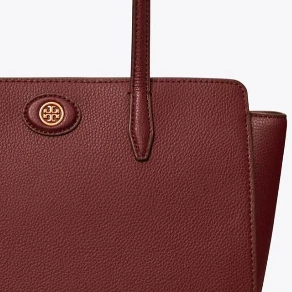 Túi Đeo Vai Nữ Tory Burch Robinson Pebbled Leather Shoulder Bag 143241 Màu Đỏ - Túi xách - Vua Hàng Hiệu