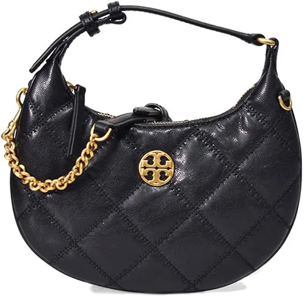 Túi Đeo Vai Nữ Tory Burch TB-Willa Sheepskin Shoulder Bag 149671 Màu Đen