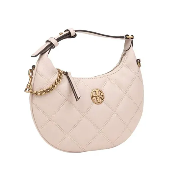 Túi Đeo Vai Nữ Tory Burch TB-Willa Sheepskin Shoulder Bag 149671 Màu Trắng - Túi xách - Vua Hàng Hiệu