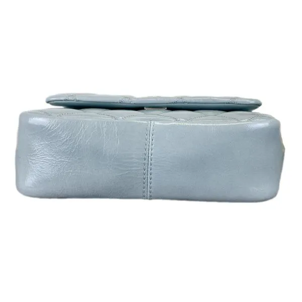 Túi Đeo Vai Nữ Tory Burch Willa Shine Small Shoulder Bag In Snow Cloud 152051 Màu Xanh Blue - Túi xách - Vua Hàng Hiệu