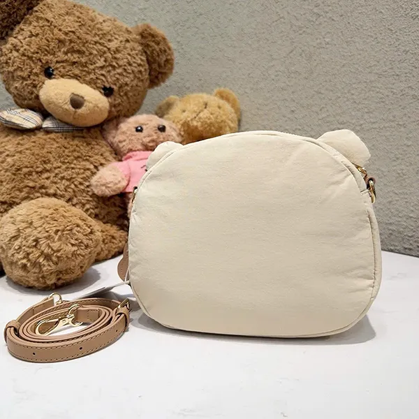 Túi Đeo Vai Nữ TTWN BEAR & GUOO BEAR GU1228/GU1227 Màu Be Size S