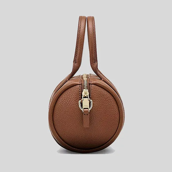 Túi Trống Nữ Marc Jacobs The Leather Mini Duffle Bag 2S4HCR032H02 Màu Nâu