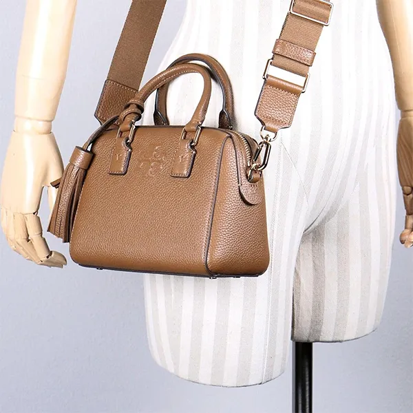 Túi Xách Nữ Tory Burch Thea Web Mini Satchel Crossbody Bag 87899 Màu Nâu