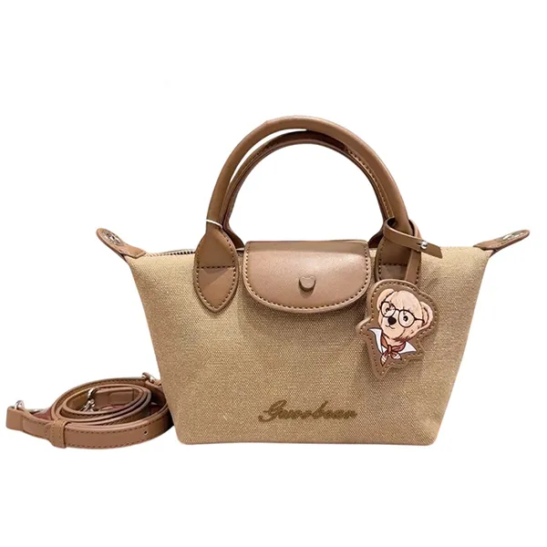 Túi Xách Tay Nữ TTWN BEAR & GUOO TN3541 GU1152 Màu Nâu Size S+