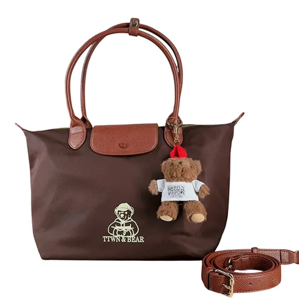 Túi Xách Tay Nữ TTWN BEAR & GUOO TN3541 TN3542 Màu Nâu Cafe Size L