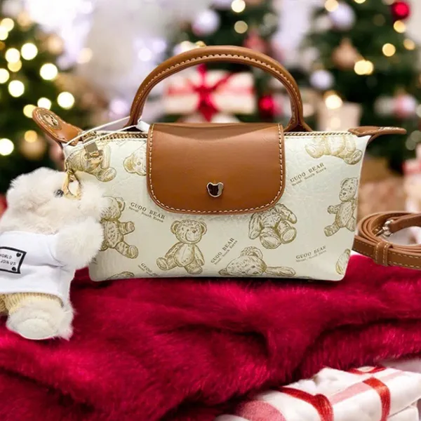 Túi Xách Tay Nữ TTWN BEAR Handbag TN3541 GU1159-2910 Màu Trắng Size S - Túi xách - Vua Hàng Hiệu