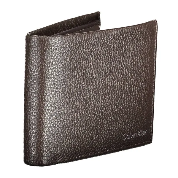 Ví Nam Calvin Klein CK Black Leather Wallet K50K507896_MARRONE_BAW Màu Nâu - Túi xách - Vua Hàng Hiệu